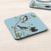 Audubon: Chickadee Drankjes Onderzetter (Linkerzijde)