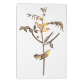 Audubon Children's Warbler Songbird Mini Klembord (Achterkant)