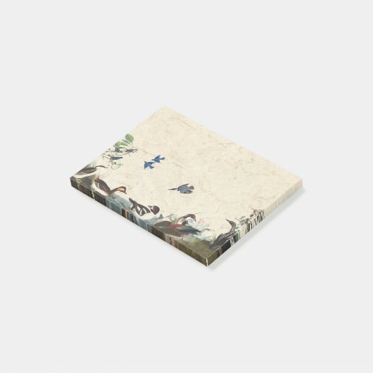 Audubon collage van vogels Wildlife Post Post-it® Notes (Schuin)