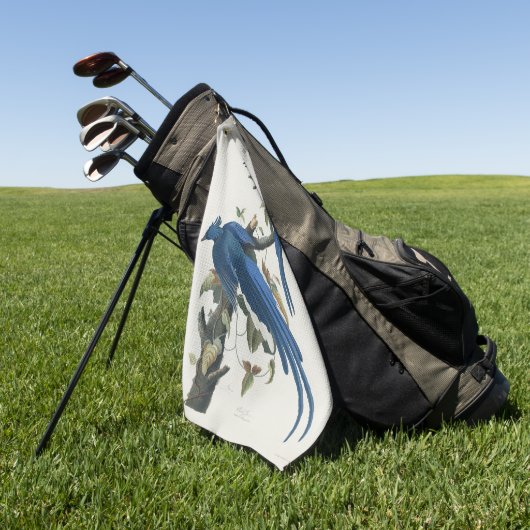 Audubon Columbia Jay zwart keel ekster Jay Golfhanddoek (Groen)