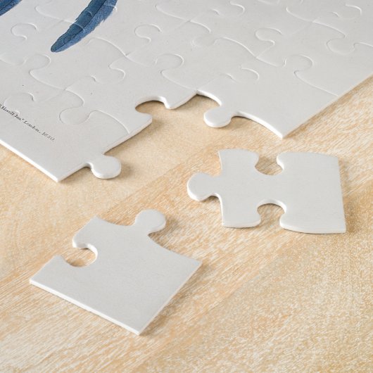 Audubon Columbia Jay zwart keel ekster Jay Legpuzzel (Zijkant)