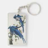 Audubon Columbia Jay zwart keel ekster Jay Sleutelhanger (achterkant)