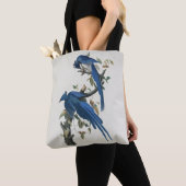 Audubon Columbia Jay zwart keel ekster Jay Tote Bag (Dichtbij)