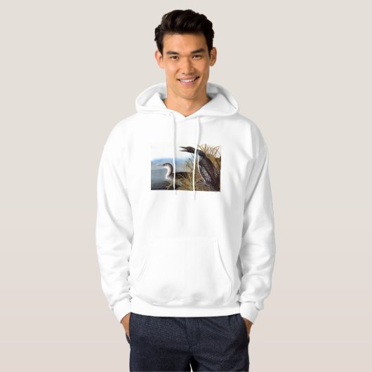 Audubon: Common Loon Hoodie (Voorkant volledig)