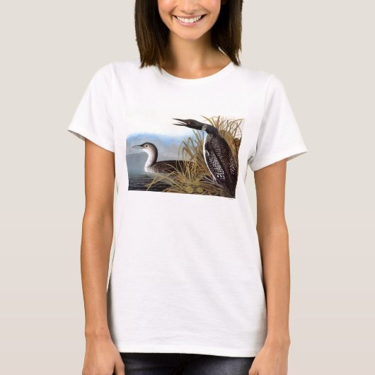 Audubon: Common Loon T-shirt (Voorkant)
