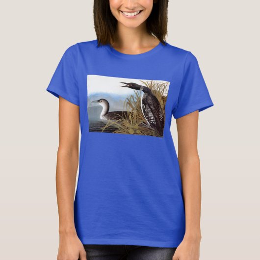 Audubon: Common Loon T-shirt (Voorkant)
