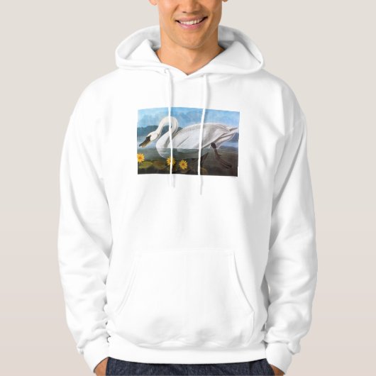 Audubon: Common Swan Hoodie (Voorkant)