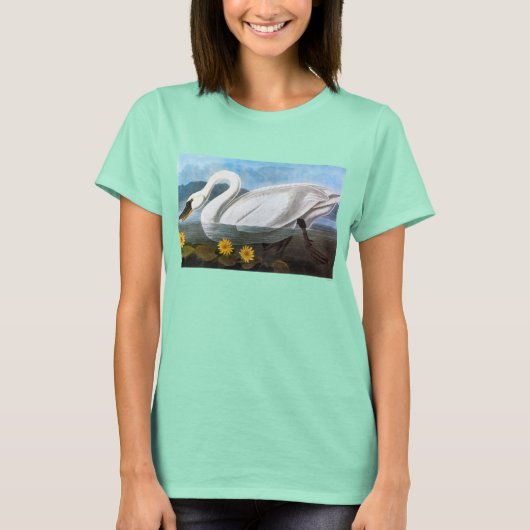 Audubon: Common Swan T-shirt (Voorkant)