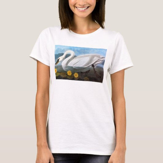 Audubon: Common Swan T-shirt (Voorkant)