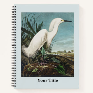 Audubon Crane Historical Wildlife Drawing Notitieboek