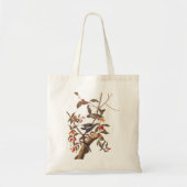 Audubon Downy Woodpecker Paar  Art Tote Bag (Voorkant)