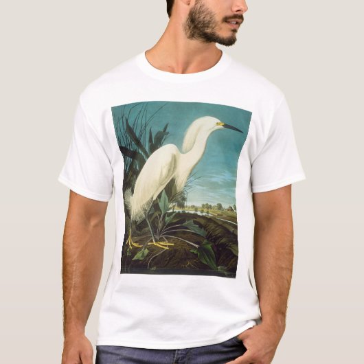 Audubon: Egret T-shirt (Voorkant)