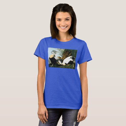Audubon: Eider Duck T-shirt (Voorkant volledig)