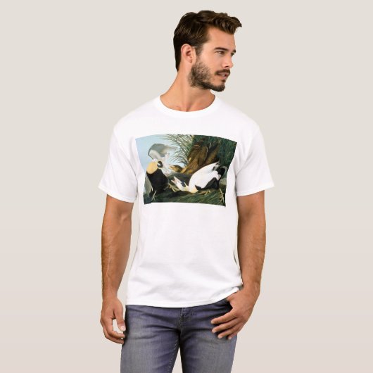 Audubon: Eider Duck T-shirt (Voorkant volledig)