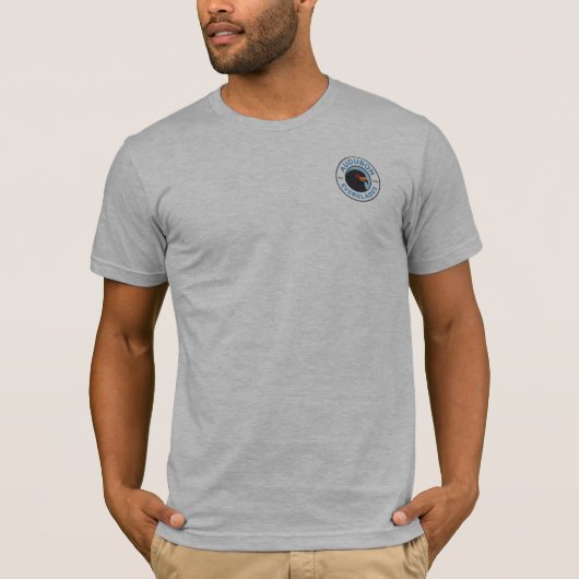 Audubon Everglades Mannen Basic T-Shirt Grey (Voorkant)
