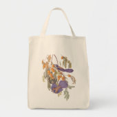 Audubon Florida Scrub Jay Bird op Oranje bomen Tote Bag (Voorkant)