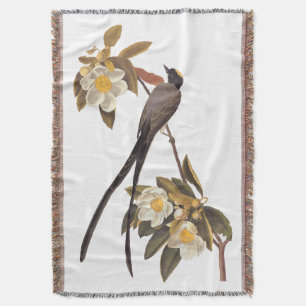 Audubon Fork-Tailed Flycatcher Bird  Art Deken