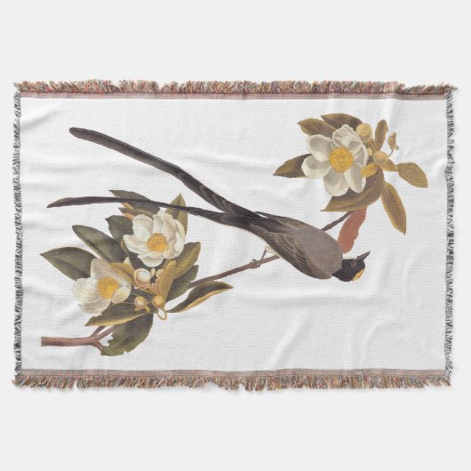 Audubon Fork-Tailed Flycatcher Bird  Art Deken (Voorkant)