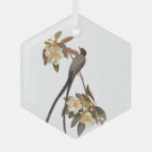 Audubon Fork-Tailed Flycatcher Bird Art Glas Ornament (Voorkant)