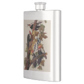 Audubon gepileerde specht vogelschilderij flacon (Links)