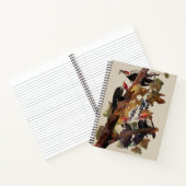 Audubon gepileerde specht vogelschilderij notitieboek (Binnen)