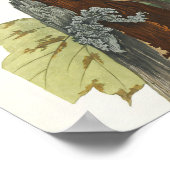 Audubon gepileerde specht vogelschilderij poster (Hoek)