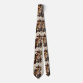 Audubon gepileerde specht vogelschilderij stropdas (Voorkant)