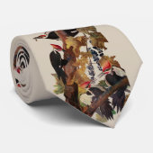 Audubon gepileerde specht vogelschilderij stropdas (Opgerold)