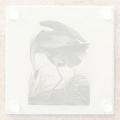 Audubon Great Blue Heron Marsh Bird Glazen Onderzetter (Achterkant)