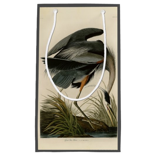 Audubon Grote Blauwe Heron moerasvogel Klein Cadeauzakje (Voorkant)