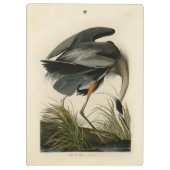 Audubon Grote Blauwe Heron moerasvogel Klembord (Achterkant)