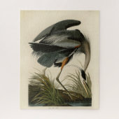 Audubon Grote Blauwe Heron moerasvogel Legpuzzel (Verticaal)