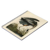 Audubon Grote Blauwe Heron moerasvogel Notitieboek (Linkerzijde)