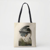 Audubon Grote Blauwe Heron moerasvogel Tote Bag (Voorkant)