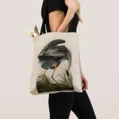 Audubon Grote Blauwe Heron moerasvogel Tote Bag (Dichtbij)