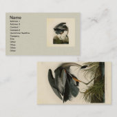 Audubon Grote Blauwe Heron moerasvogel Visitekaartje (Voorkant / Achterkant)