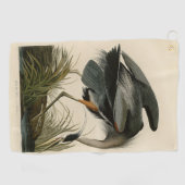 Audubon Grote Blauwe Reiger Moeras Vogel Golfhanddoek (Horizontaal)