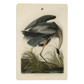 Audubon Grote Blauwe Reiger Moeras Vogel Mini Klembord (Achterkant)