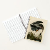 Audubon Grote Blauwe Reiger Moeras Vogel Notitieboek (Binnen)