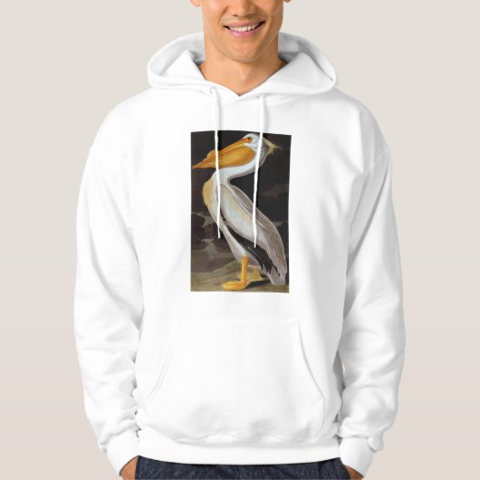 Audubon: Grote witte pelikaan Hoodie (Voorkant)