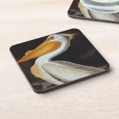 Audubon: Grote witte pelikaan Onderzetter (Linkerzijde)