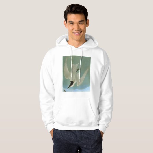 Audubon: Gull-Billing Tern Hoodie (Voorkant volledig)