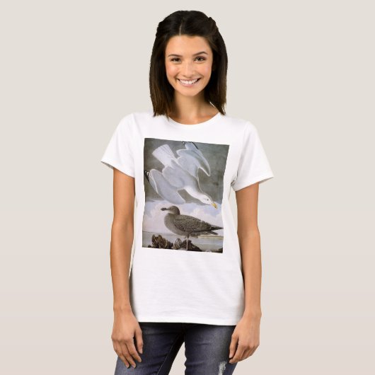 Audubon: Haring Gull T-shirt (Voorkant volledig)