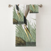 Audubon Heron Bird Wildlife Wetland Bath Towel Set Bad Handdoek (Insitu)
