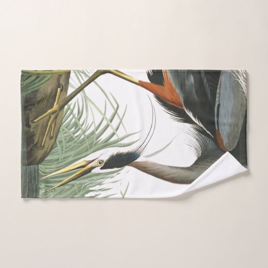 Audubon Heron Bird Wildlife Wetland Bath Towel Set Bad Handdoek (Handdoek)