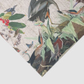 Audubon Heron Birds Collage Wildlife Weefpapier Tissuepapier (Detail)