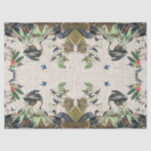 Audubon Heron Birds Collage Wildlife Weefpapier Tissuepapier (Voorkant)