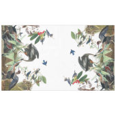 Audubon Heron Birds Songbird Collage Tablecloth Tafelkleed (Voorkant (Horizontaal))