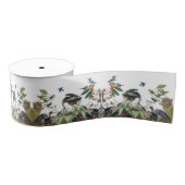 Audubon Heron Bluebird Wrens Collage Ribbon Grosgrain Lint (Spoel)