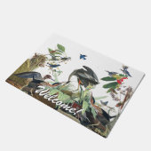 Audubon Heron Loon Bluebird Birds Welcome Doormat Deurmat (Schuin)
